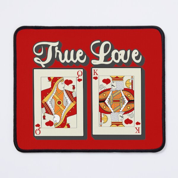 Item preview, True Love King And Queen Heart Playing Cards, Lovely Valentines Day Design designed and sold by TrulyEpoque.