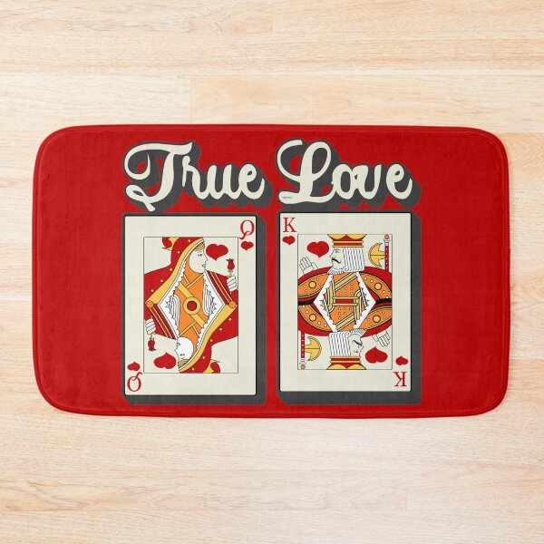 Item preview, True Love King And Queen Heart Playing Cards, Lovely Valentines Day Design designed and sold by TrulyEpoque.
