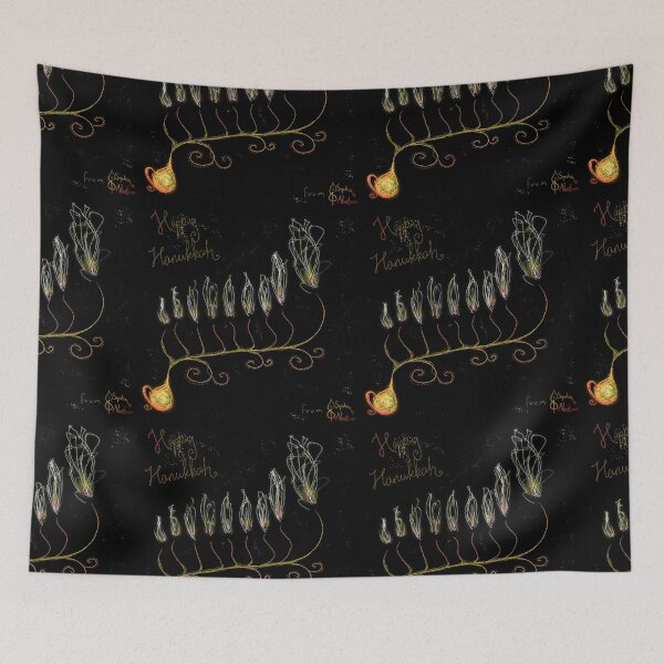 Item preview, Hanukkah flower in space designed and sold by Sophia Neishtoot.