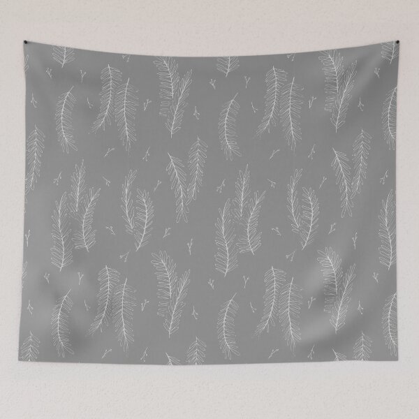 Item preview, Fern (grey) designed and sold by ArtbeatIllustra.
