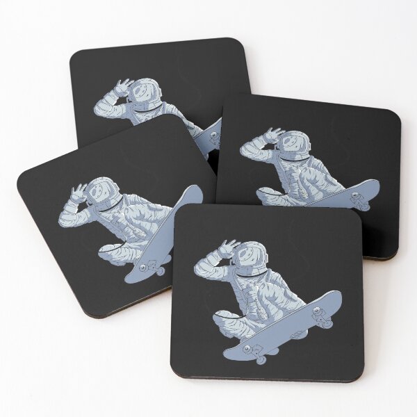 Item preview, Astronaut Skateboard Skater Gift design designed and sold by theodoros20.