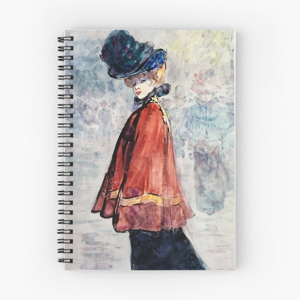 Item preview, Elegant woman in red cape designed and sold by Valifer.