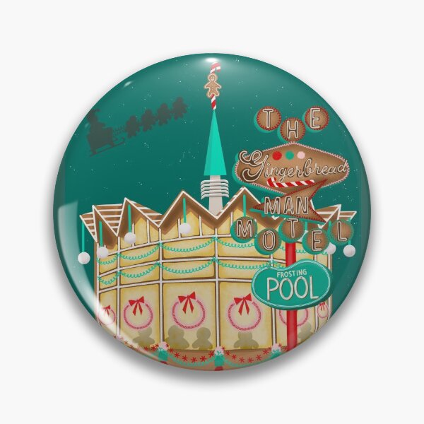 Item preview, The Gingerbread Man Motel designed and sold by jenbucheli.