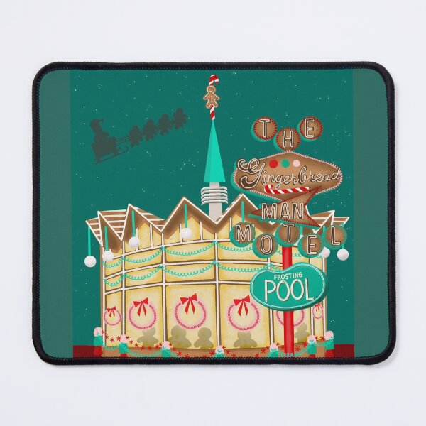 Item preview, The Gingerbread Man Motel designed and sold by jenbucheli.