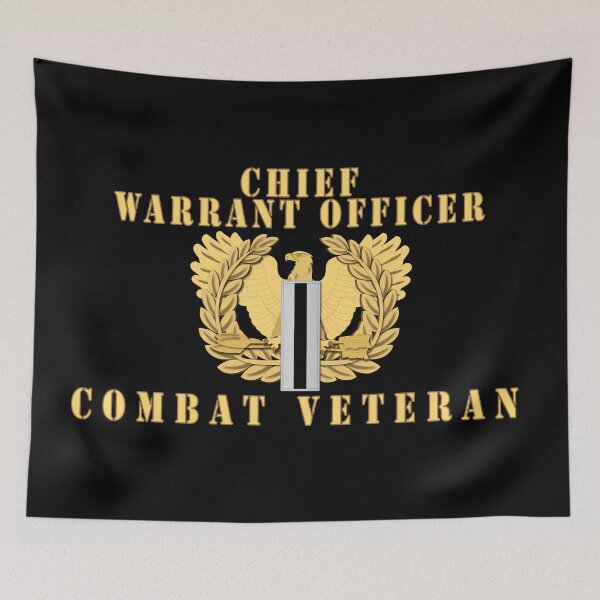 Item preview, Ejército - Suboficial mayor 5 - CW5 - Veterano de combate designed and sold by Military Insignia Products.