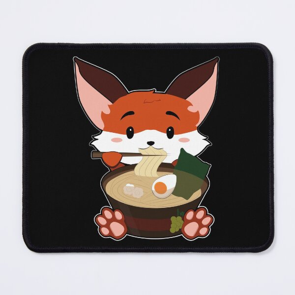 Item preview, Anime Cute Fox Japanese Ramen Noodles Kawaii Gift print designed and sold by theodoros20.