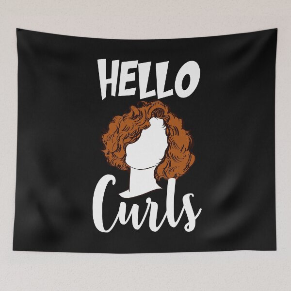 Item preview, Hello Curls designed and sold by Bendthetrend.