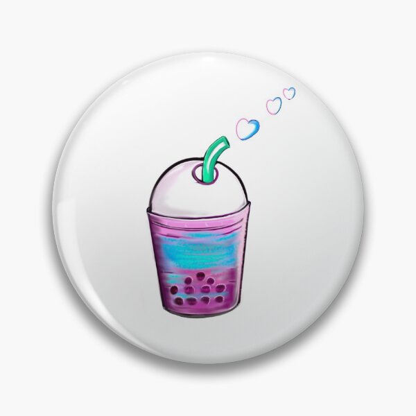 Item preview, Bubble tea - Boba tea with heart shaped bubbles designed and sold by Artonmytee.