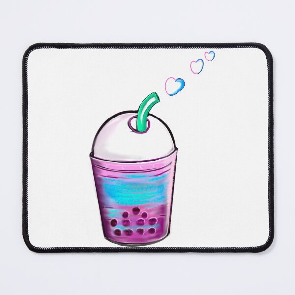 Item preview, Bubble tea - Boba tea with heart shaped bubbles designed and sold by Artonmytee.