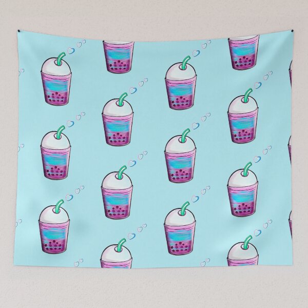 Item preview, Bubble tea - Boba tea with heart shaped bubbles designed and sold by Artonmytee.