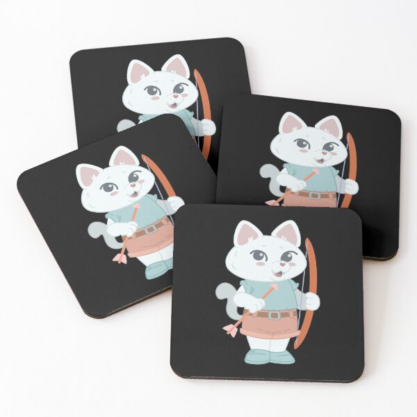 Item preview, Archery Cute Cat Player - Girl Kids gift graphic designed and sold by theodoros20.