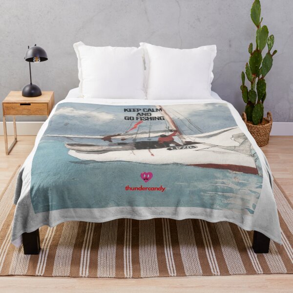 Item preview, Keep Calm And Go Fishing designed and sold by thundercandy.