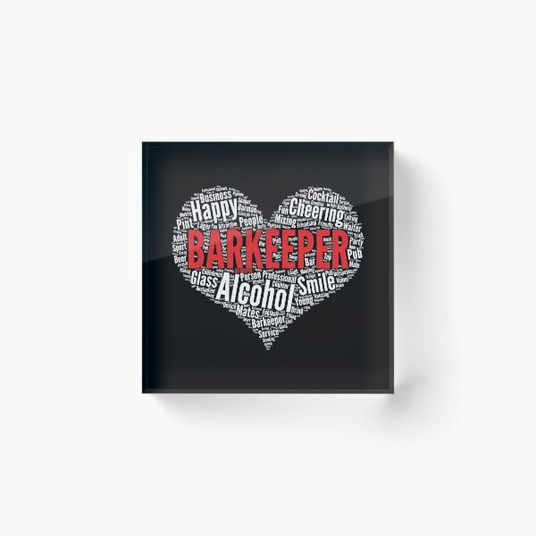 Artikelvorschau, Barkeeper Heart Shape Beer Brew Drinking Bar Design entworfen und verkauft von theodoros20.