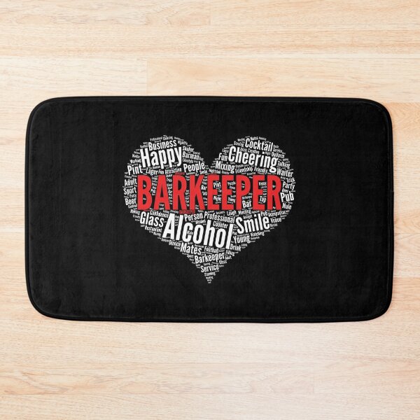 Item preview, Barkeeper Heart Shape Beer Brew Drinking Bar design designed and sold by theodoros20.