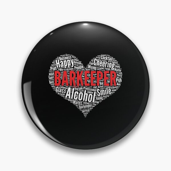 Artikelvorschau, Barkeeper Heart Shape Beer Brew Drinking Bar Design entworfen und verkauft von theodoros20.