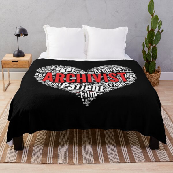 Item preview, Archivist Heart Shape Word Cloud Design design designed and sold by theodoros20.