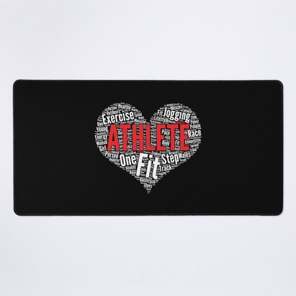 Item preview, Athlete Gym Workout Exercise Motivational Heart Shape design designed and sold by theodoros20.
