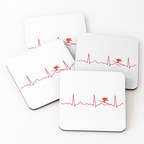 Item preview, Skiing Heartbeat Jumper - Cute Ski Instructor Life designed and sold by print hasan.