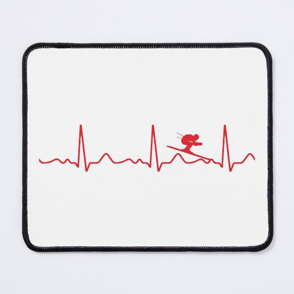 Item preview, Skiing Heartbeat Jumper - Cute Ski Instructor Life designed and sold by print hasan.