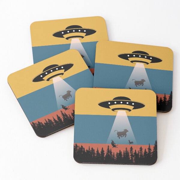 Item preview, Ufo Farm Animals Abduction designed and sold by Blok45.