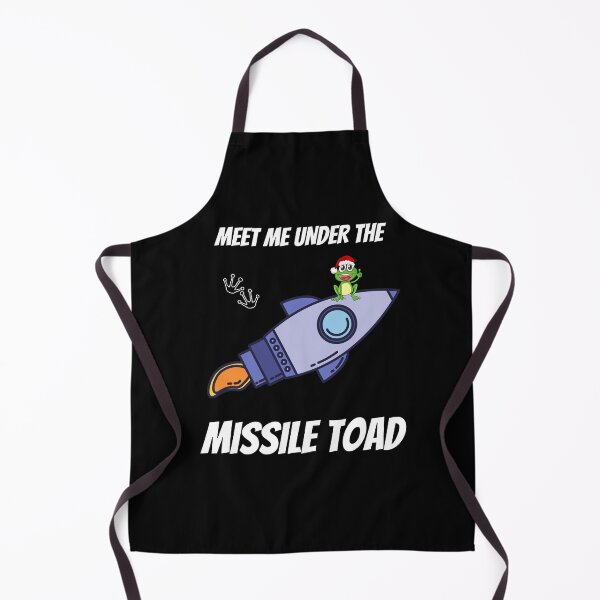 Item preview, Funny Meet Me Under The Missile Toad Christmas Frog Santa Hat Rocket designed and sold by sichaz.