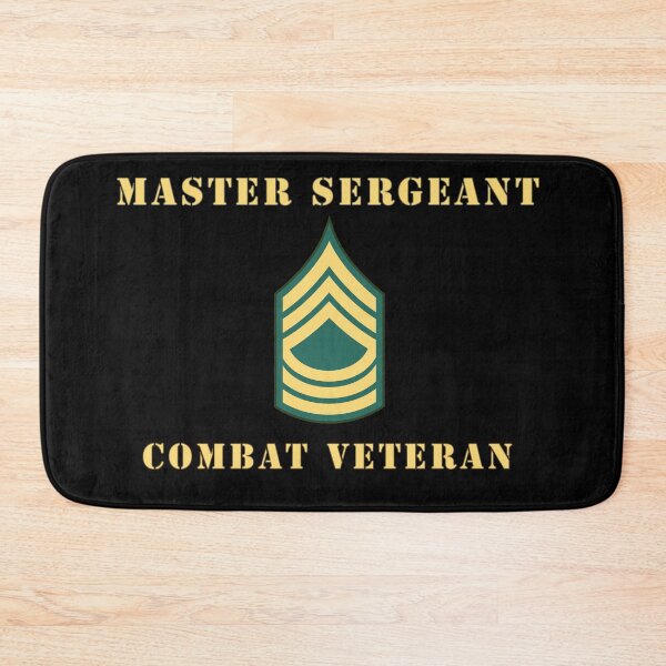 Item preview, Army - Master Sergeant - MSG - Combat Veteran designed and sold by Military Insignia Products.