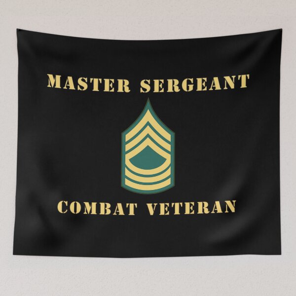 Item preview, Ejército - Sargento mayor - MSG - Veterano de combate designed and sold by Military Insignia Products.