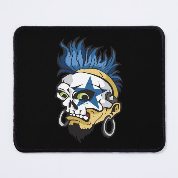 Item preview, Skull Art  Digital Style Punk Skull designed and sold by AEGMEDIA.