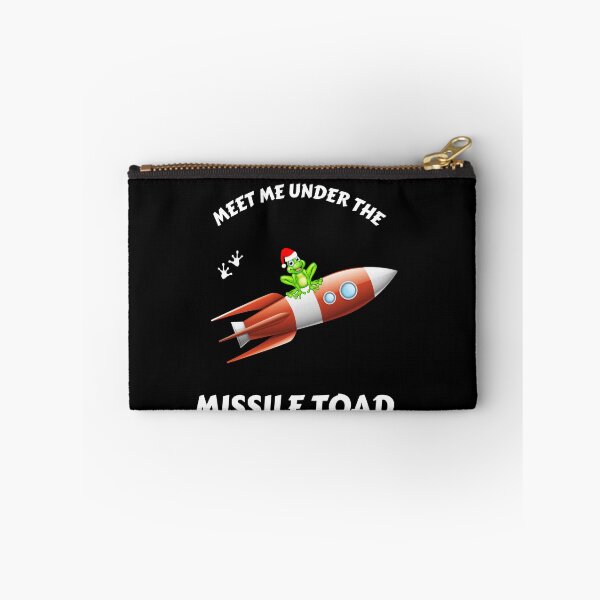 Item preview, Funny Meet Me Under The Missile Toad Christmas Frog Santa Hat Rocket designed and sold by sichaz.