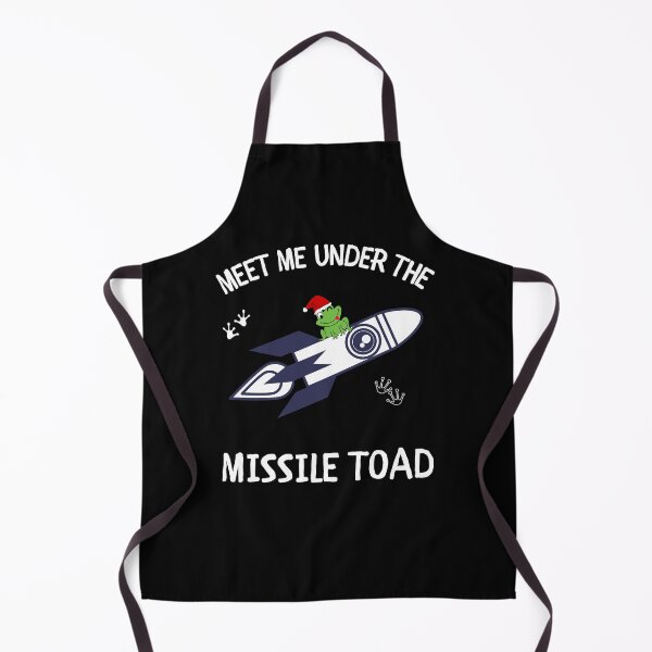Item preview, Funny Meet Me Under The Missile Toad Christmas Frog Santa Hat Rocket designed and sold by sichaz.