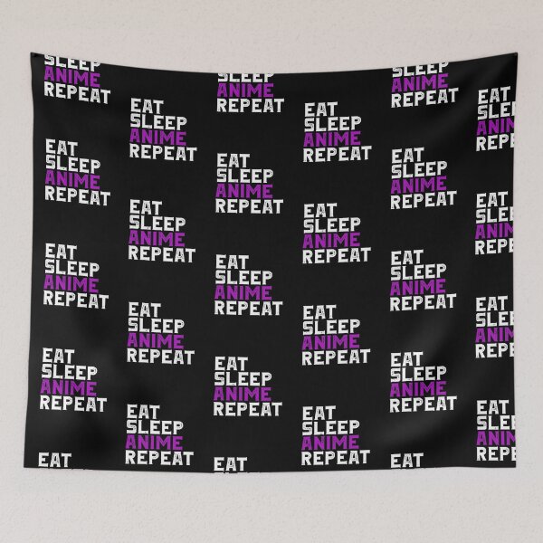Item preview, Eat Sleep Anime Repeat Funny Japanese Manga Gift Anime Lover   designed and sold by Zeus-Studio.