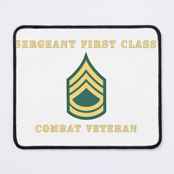 Item preview, Army - Sergeant First Class - SFC - Combat Veteran designed and sold by Military Insignia Products.
