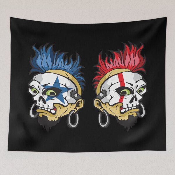 Item preview, Skull Art  Digital Style Punk Skull designed and sold by AEGMEDIA.