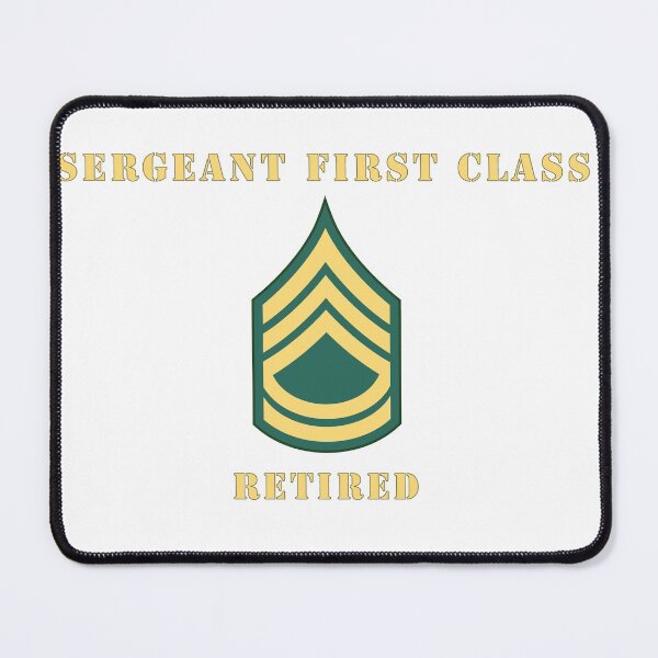 Item preview, Army - Sergeant First Class - SFC - Retired designed and sold by Military Insignia Products.