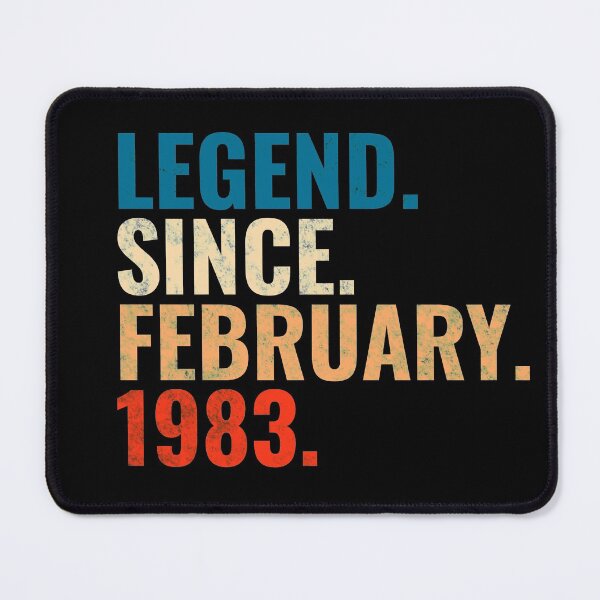 Item preview, Legend Since February 1983 Retro Vintage designed and sold by Teelogic.