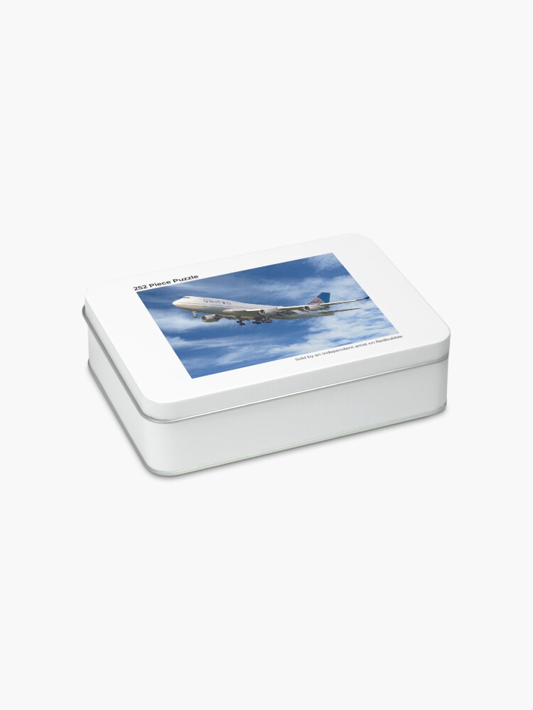 Alternate view of United Airlines 747 Jigsaw Puzzle