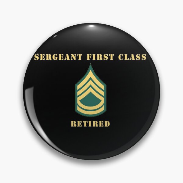 Item preview, Army - Sergeant First Class - SFC - Retired designed and sold by Military Insignia Products.