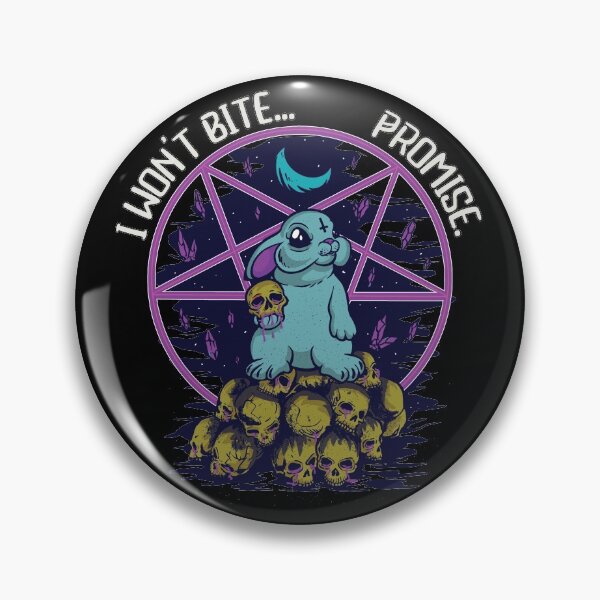 Item preview, Funny I Won't Bite... Promise | Kawaii Bunny for Bunny Lovers  designed and sold by MadrigueraSM-.