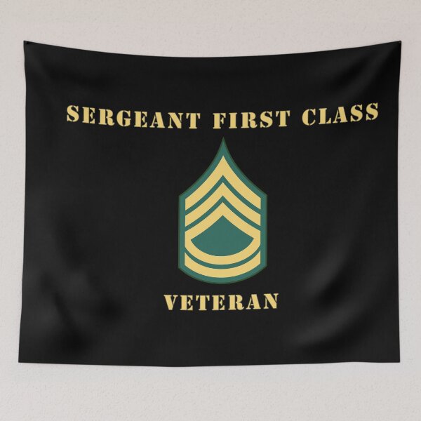 Item preview, Army - Sergeant First Class - SFC - Veteran designed and sold by Military Insignia Products.