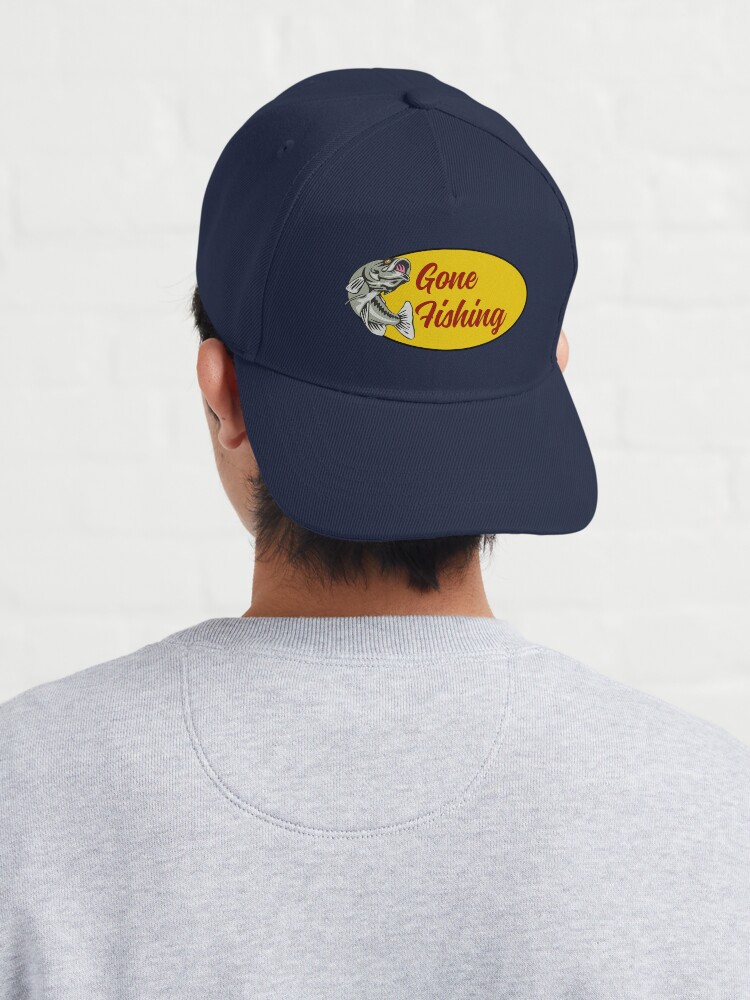Gone Fishing Cap for Sale by PoeticDesign