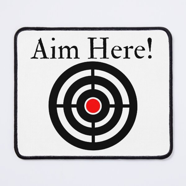 Item preview, Aim Here! Funny T-shirt men gift women gift designed and sold by InnovantDesigns.