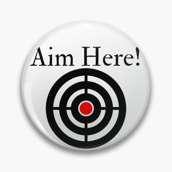 Item preview, Aim Here! Funny T-shirt men gift women gift designed and sold by InnovantDesigns.