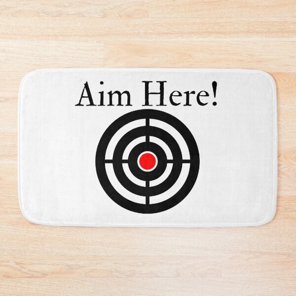 Item preview, Aim Here! Funny T-shirt men gift women gift designed and sold by InnovantDesigns.
