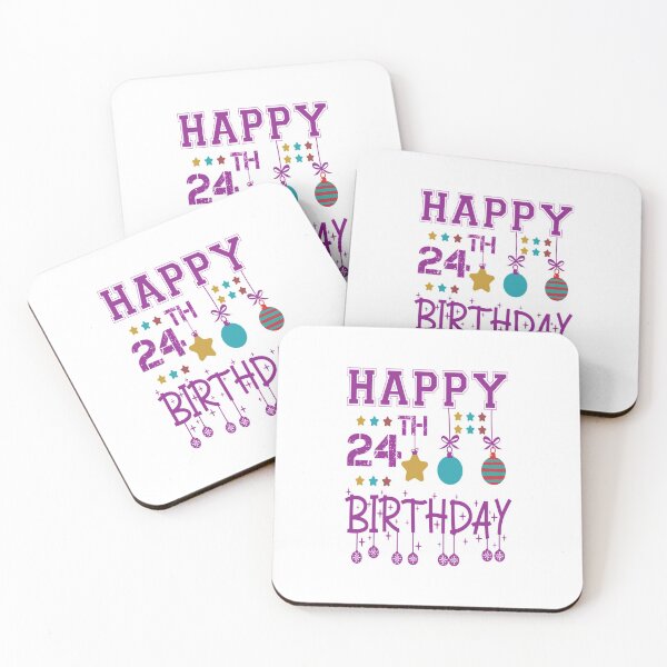 Item preview,  Happy 24th birthday designed and sold by Designhub14.