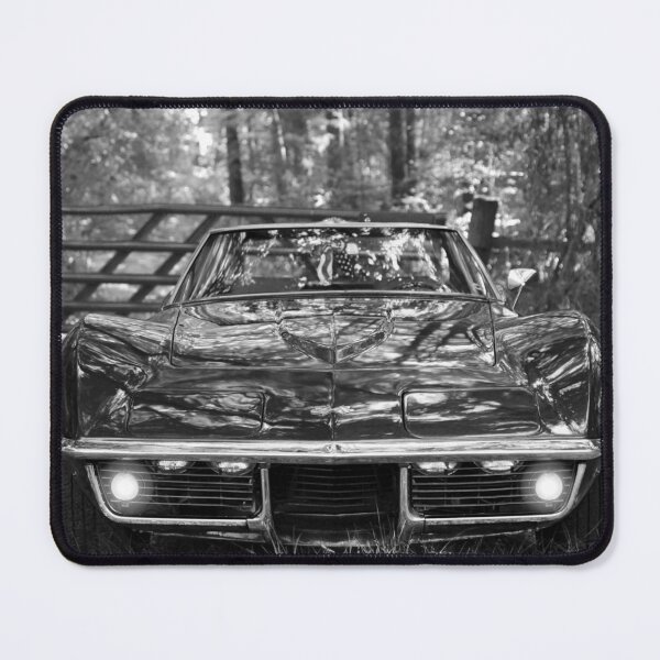 Item preview, Black and White of a 1969 Corvette Stingray designed and sold by StampCity.