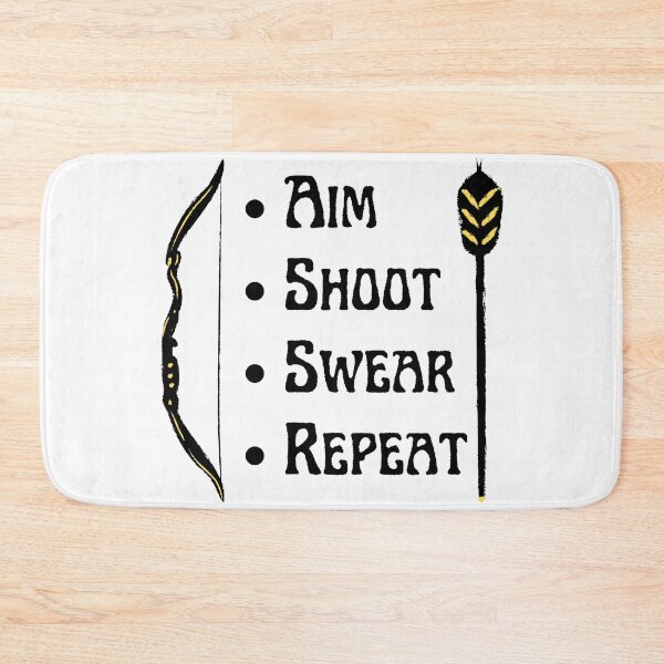 Item preview, Aim Shoot Swear Repeat Funny T-shirt men gift women gift designed and sold by InnovantDesigns.