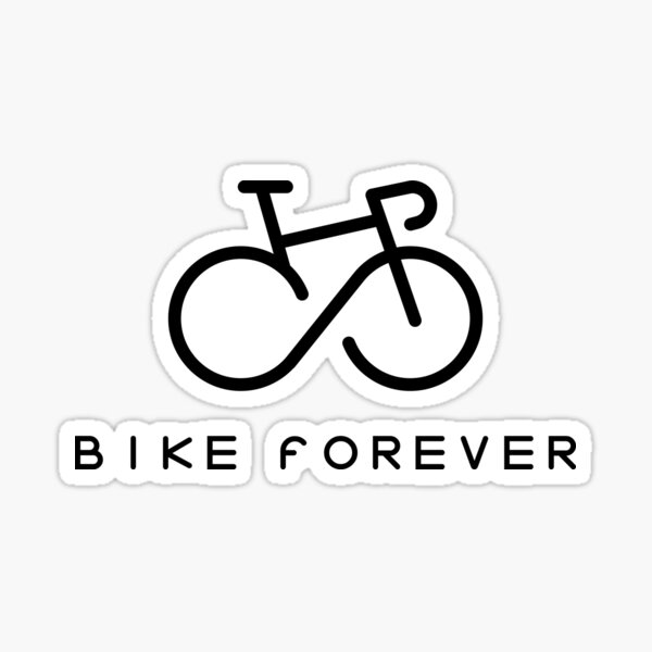 Pegatina BIKE FOREVER. Comprar pegatinas.