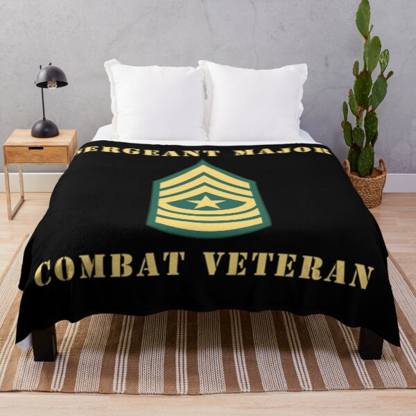 Item preview, Army - Sergeant Major - SGM - Combat Veteran designed and sold by Military Insignia Products.