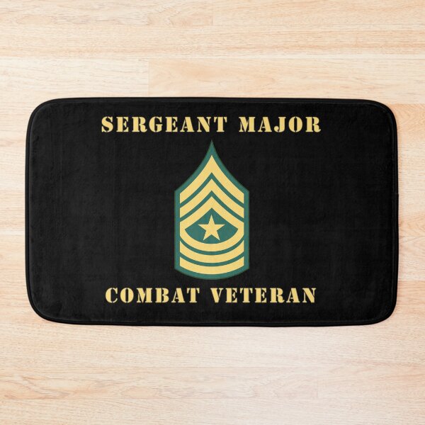 Item preview, Army - Sergeant Major - SGM - Combat Veteran designed and sold by Military Insignia Products.