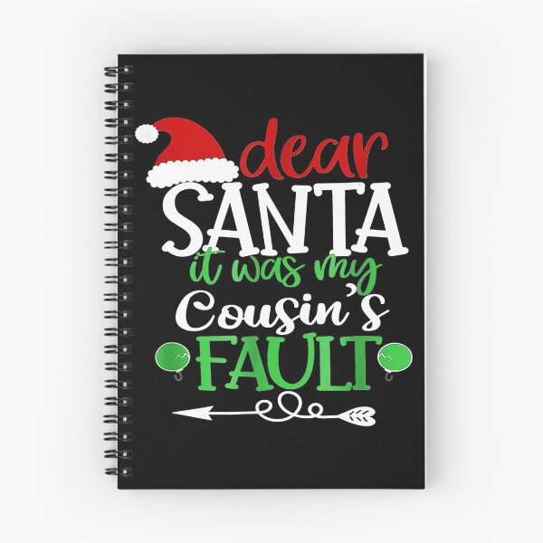 Item preview, Dear santa it was my cousin fault christmas cousin designed and sold by BitieloGold24K.